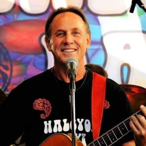 Tony Warren, lead singer and guitarist for Halcyon Dayz performing live