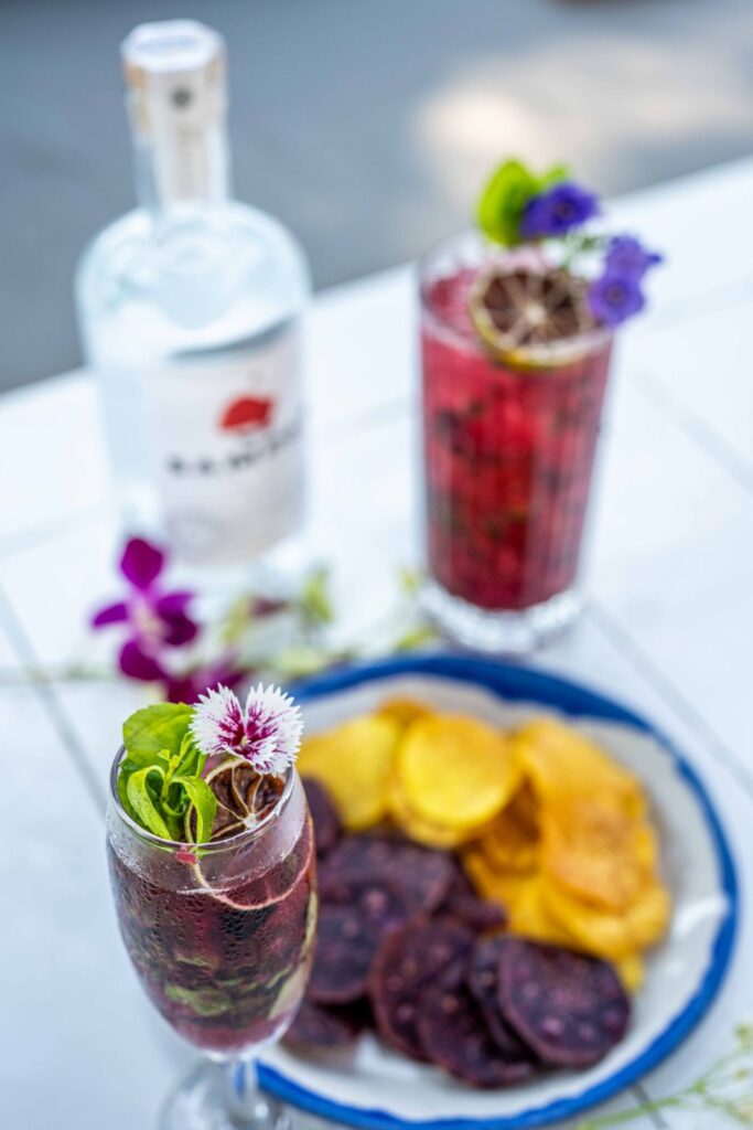 Sampan Berry Mojito - Sunset Cocktail Party - April 2024 - Shore Club, An Bang Beach